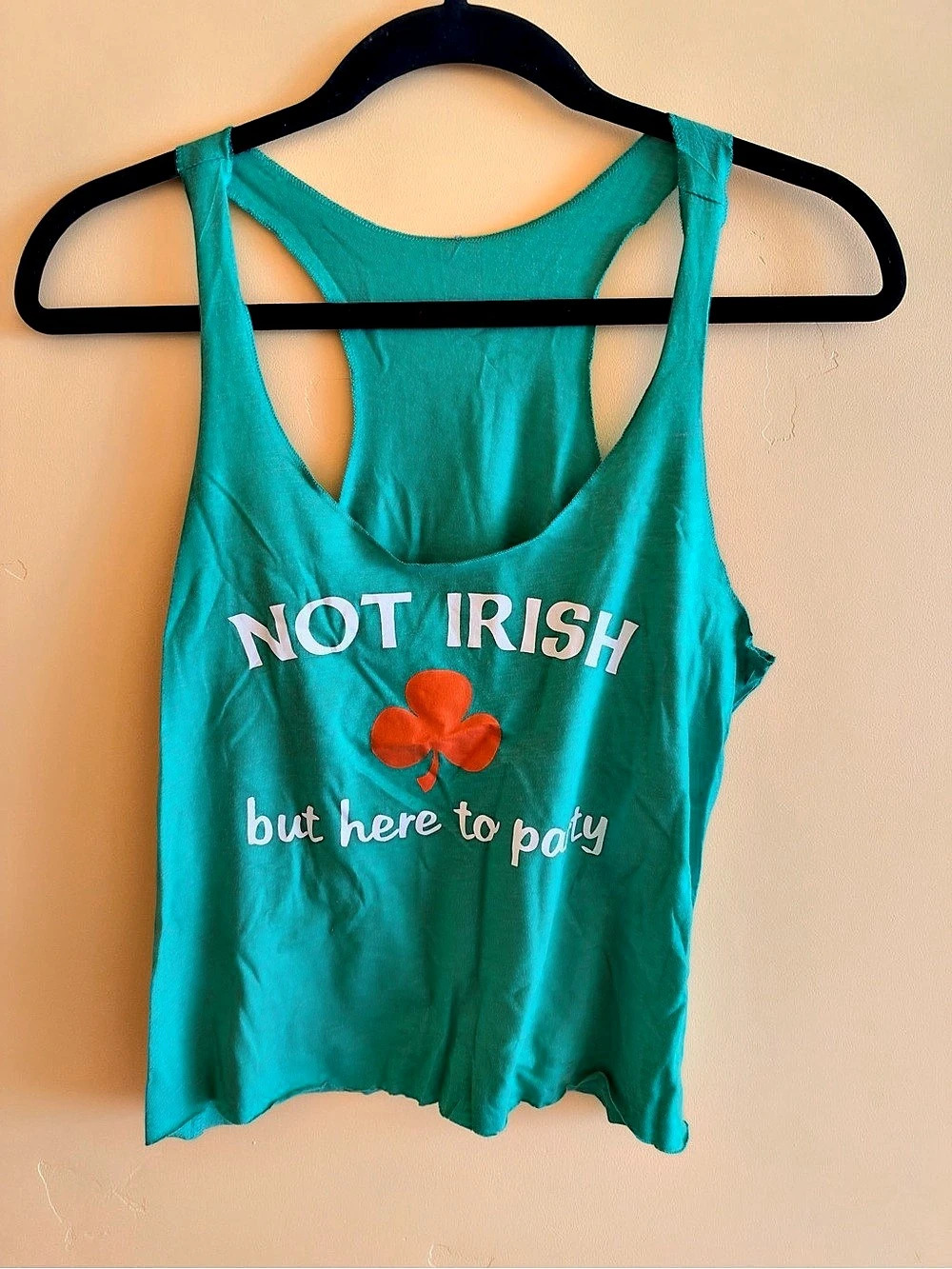 Graphic Green Tank Top